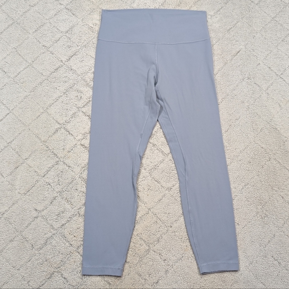 Lululemon Leggings Womens 10 Blue Cast Align Pant High Rise 25” Yoga Active Soft